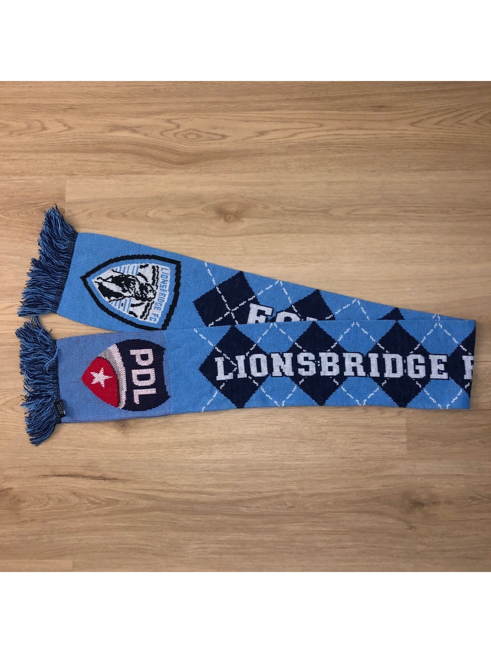 LIONSBRIDGE FC FOOTBALL CLUB FOUNDING MEMBER SCARF ERREA SOCCER USL RARE